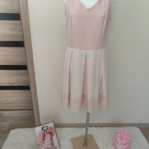 SUKIENKA WESELNA PUDROWY RÓŻ