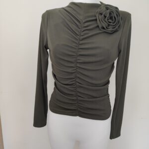 BLUZKI WŁOSKIE Z RÓŻĄ